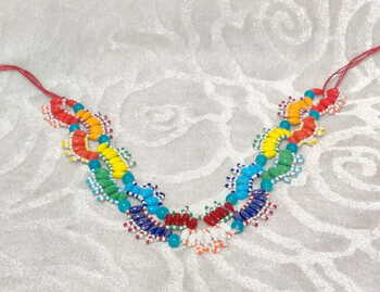 Coloured Pabadi Moti Gadijimala
