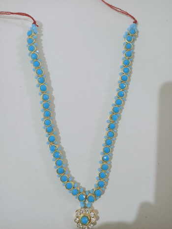 Heavy Diamond Single Line Moti Gadijimala
