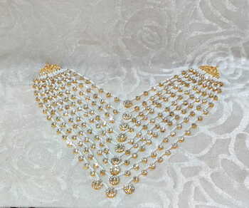 Heavy Diamond Crystal Moti Gadijimala