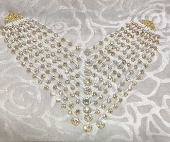 Heavy Diamond Crystal Moti Gadijimala