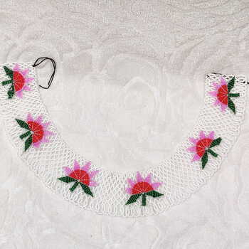 White Kamala Gadiji Mala