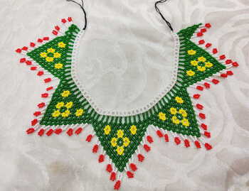 Star Shape Barik Moti Gadiji Mala