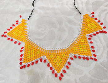 Star Shape Barik Moti Gadiji Mala