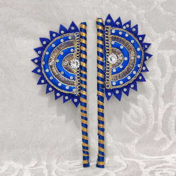 Designer Resham Pankha