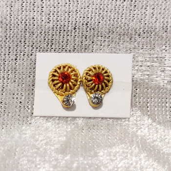 Golden Diamond Kundal