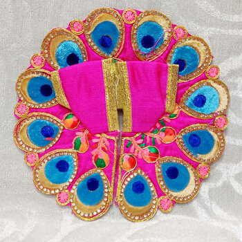 Heavy Zari Laddu Gopal Vastra, Large