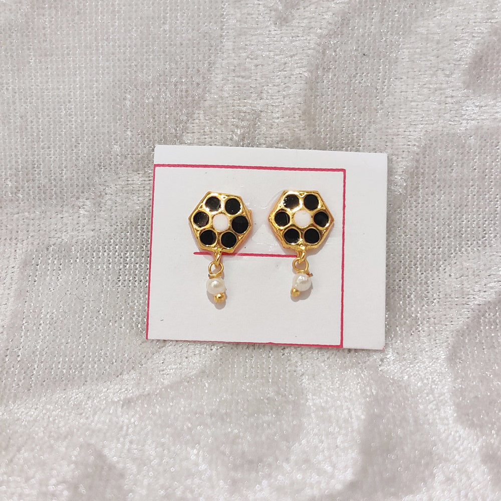Meenakari Flower Kundal
