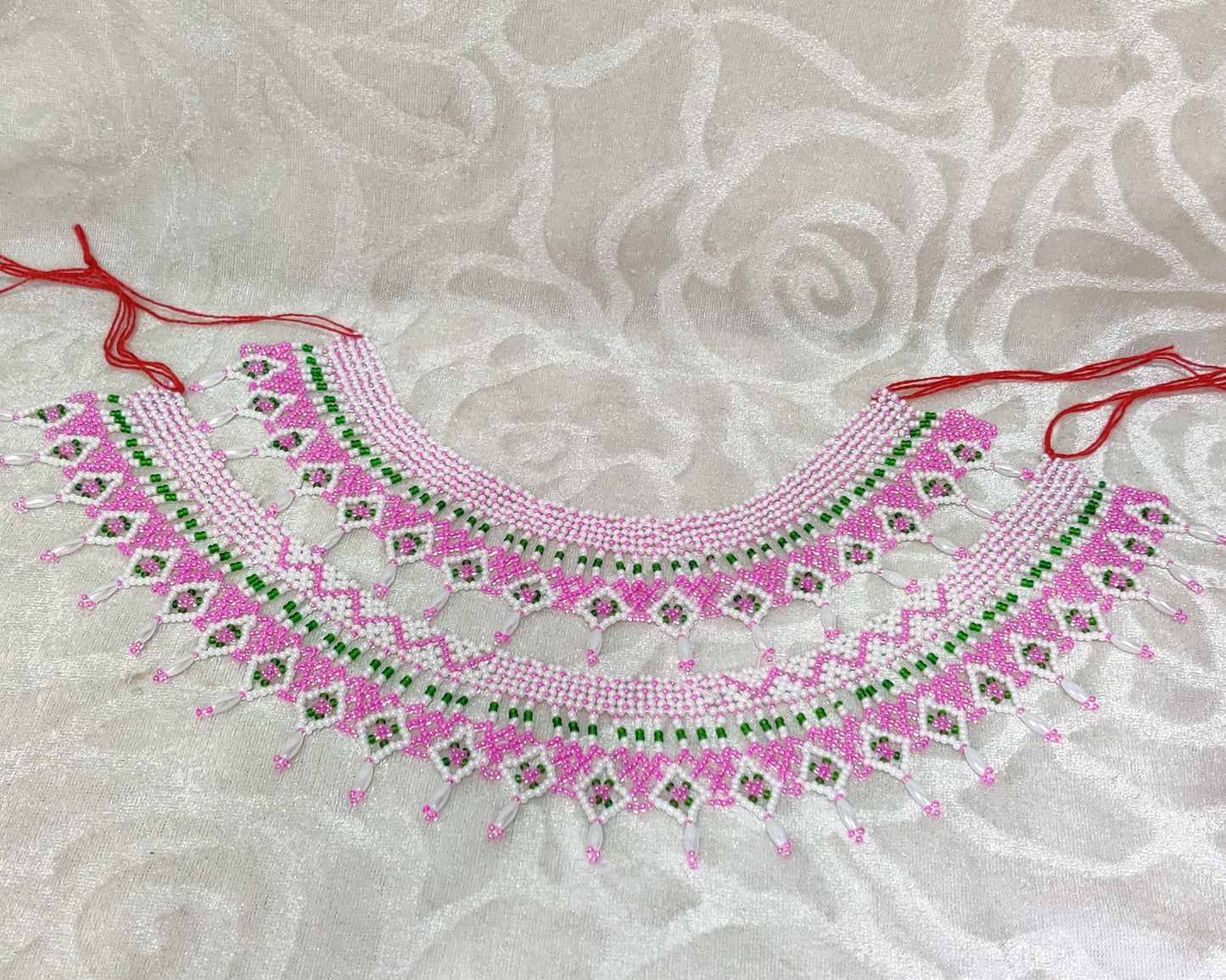 Colour Barik Moti Gadiji Mala Set of 2
