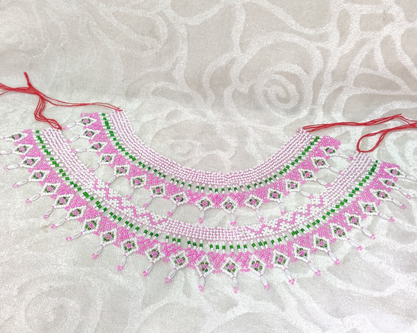 Colour Barik Moti Gadiji Mala Set of 2