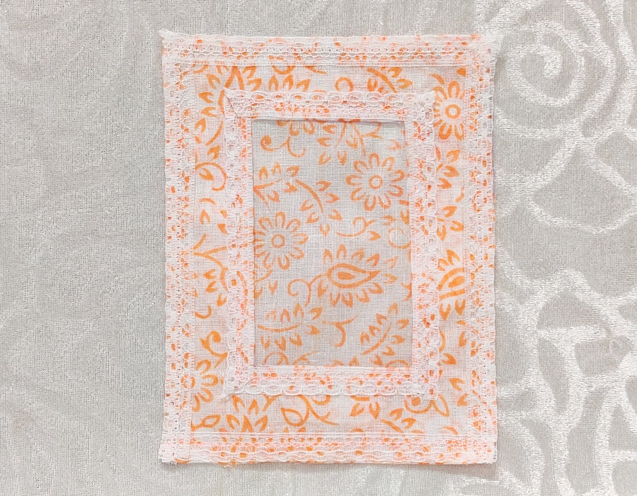 Post Card Size Chandan Print Cotton Chitraji Vastra
