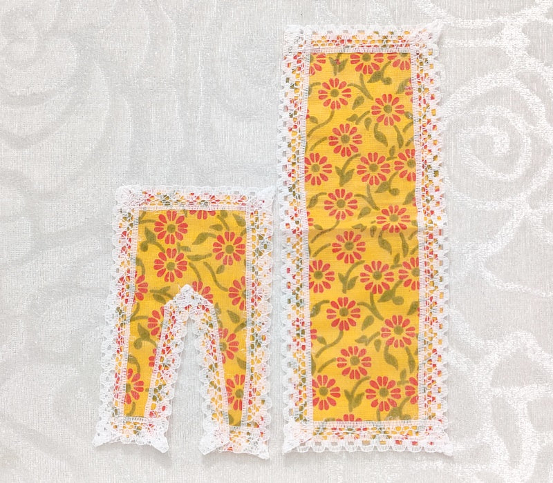 Small Size Flower Print Cotton Chira Odhani Vastra