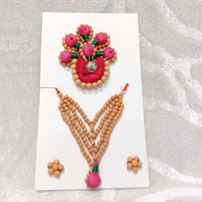 Chandan Pagh Moti Mala Set