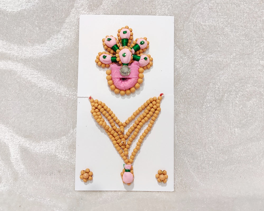 Chandan Pagh Moti Mala Set