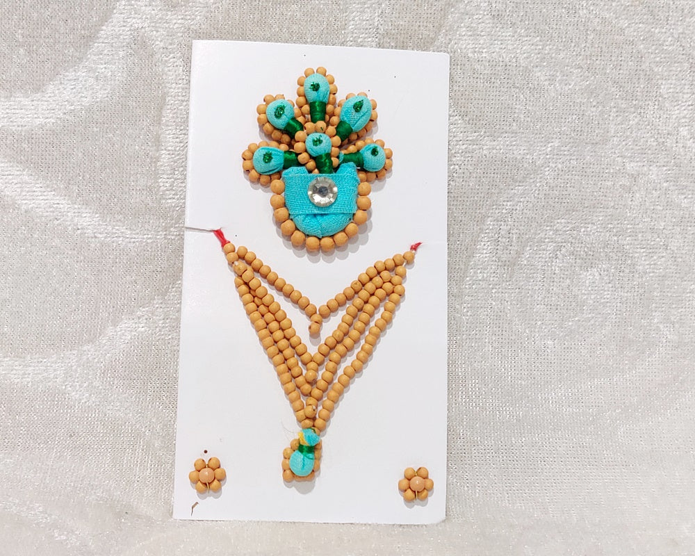 Chandan Pagh Moti Mala Set