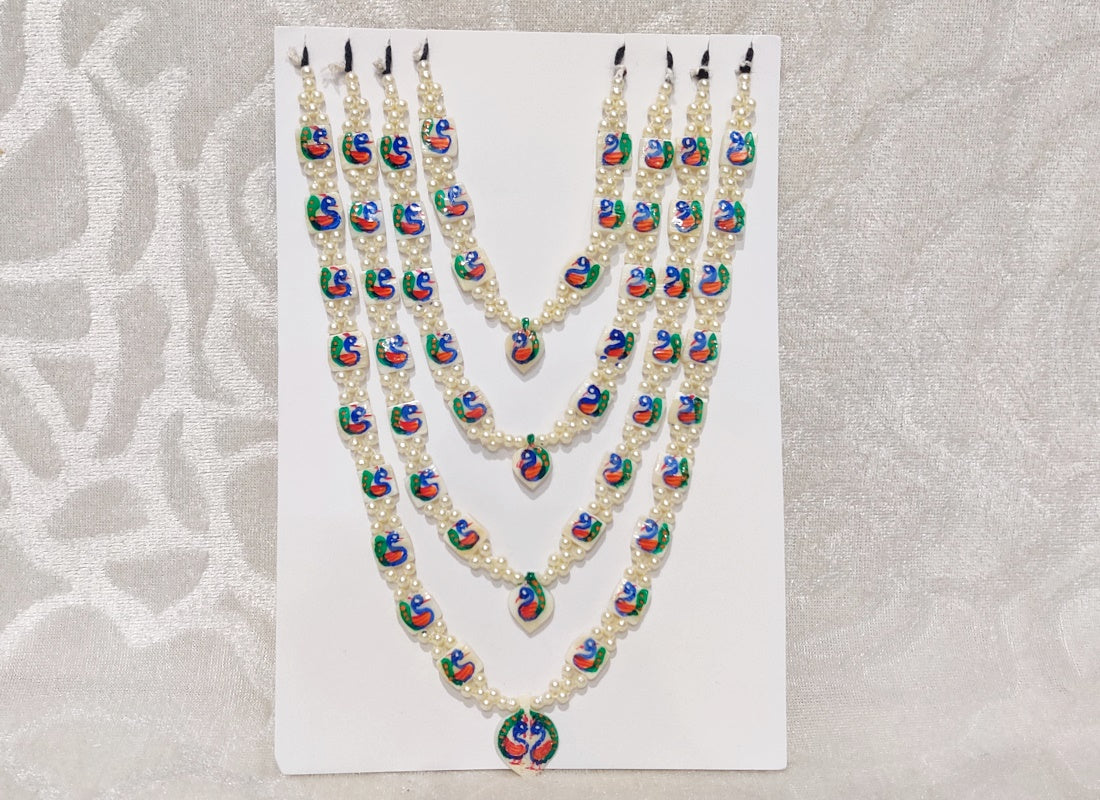 Hand Painted Chhip Gadi Malaji Set of 4