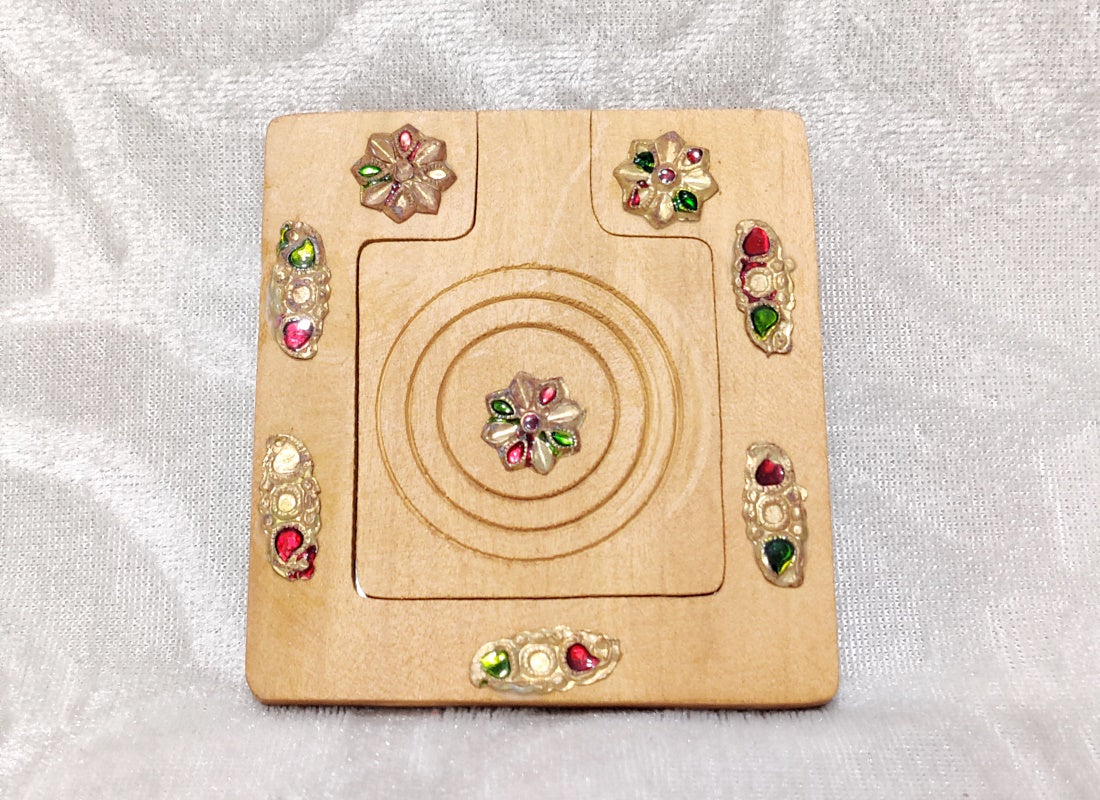 Wooden Arsi/Mirror (Big )