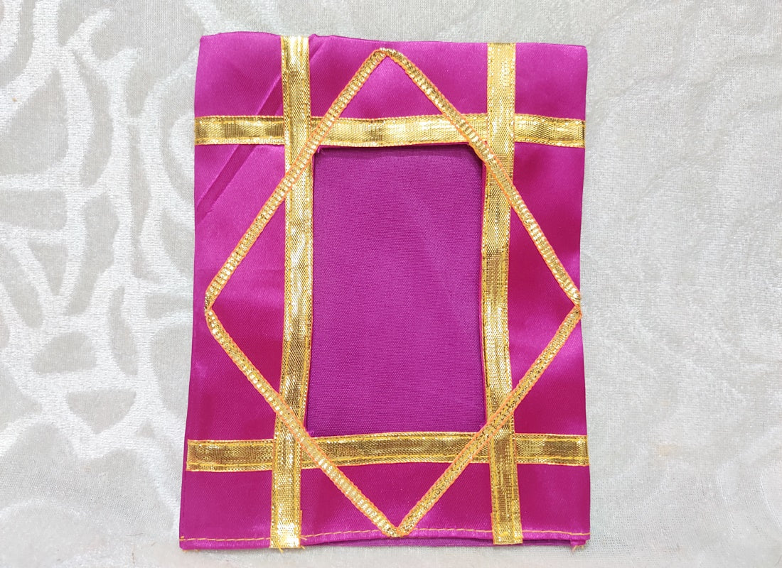 Postcard Size Satin Chitraji Vastra