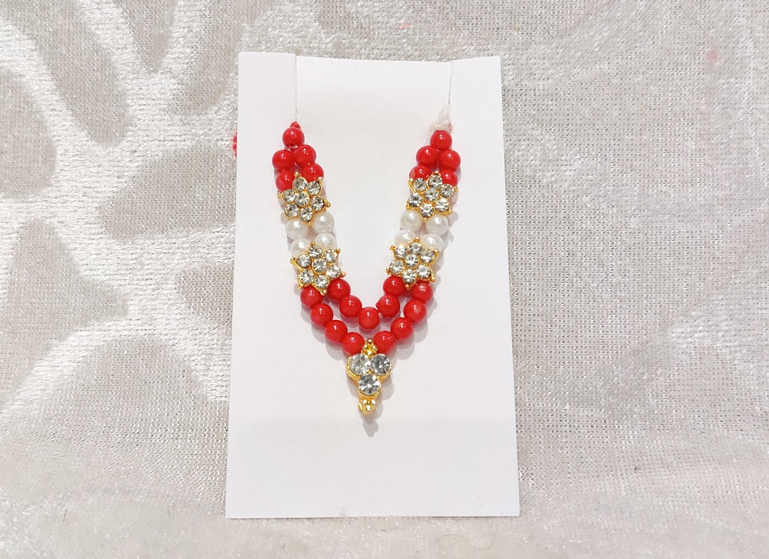 Coloured Moti Diamond Mala