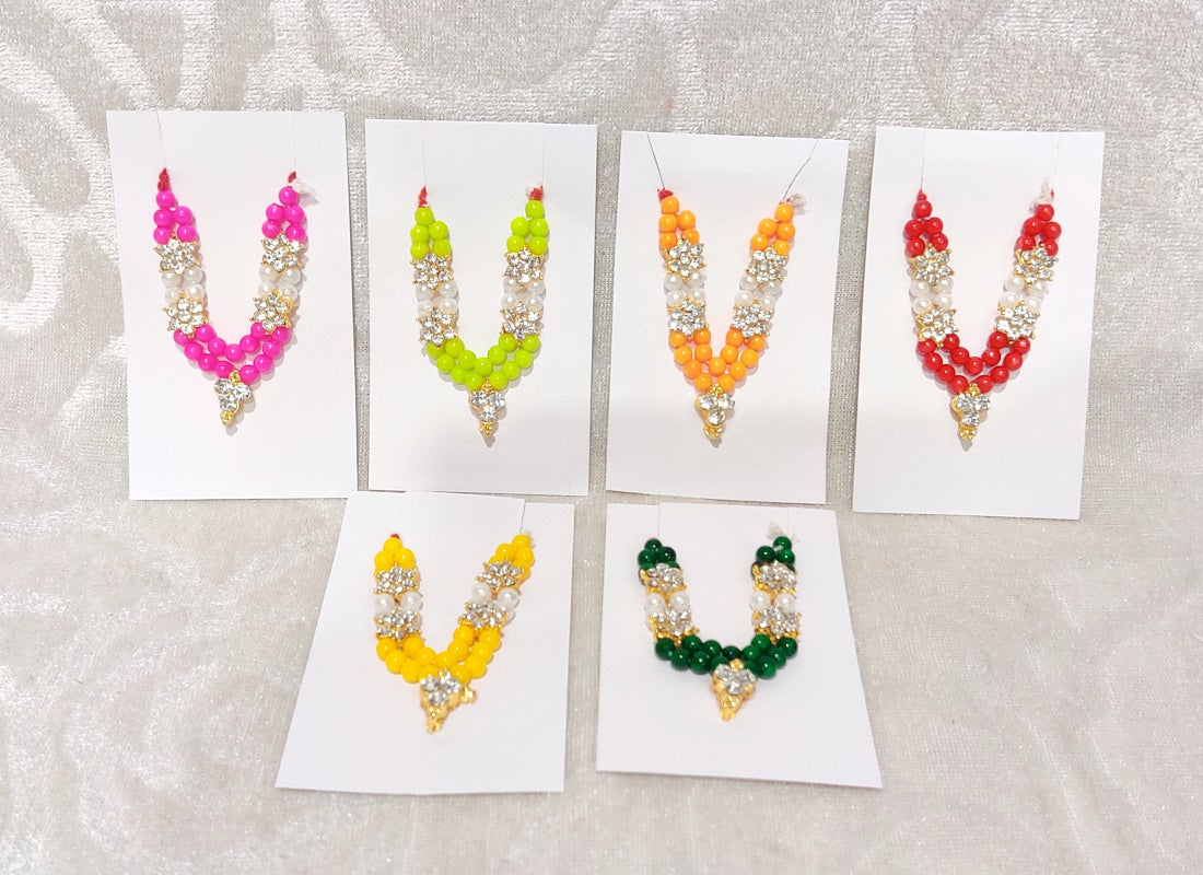 Coloured Moti Diamond Mala