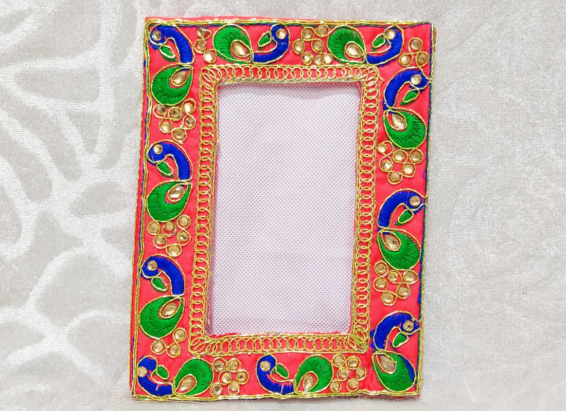 Postcard Size Heavy Zhari Chitraji Vastra