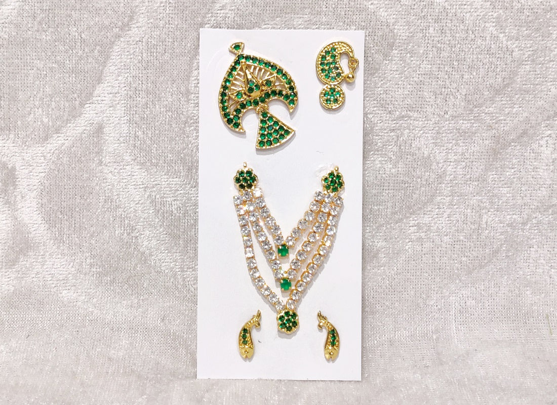 Complete American Diamond Malaji Set