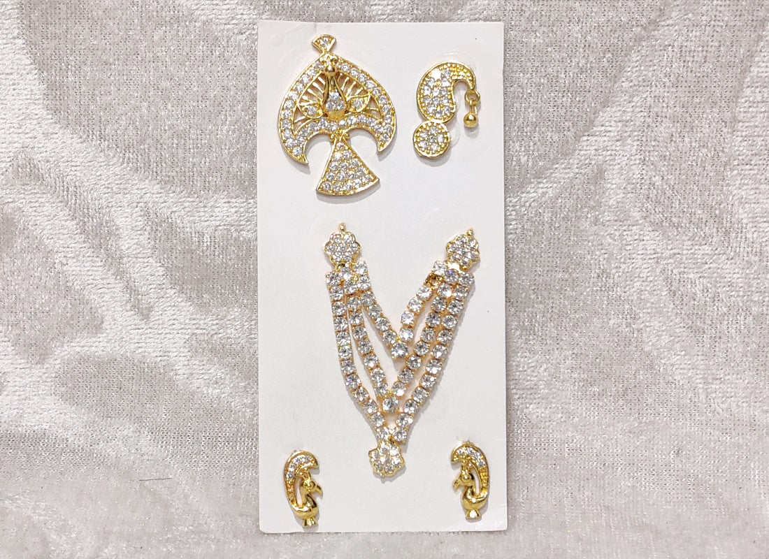 Complete American Diamond Malaji Set