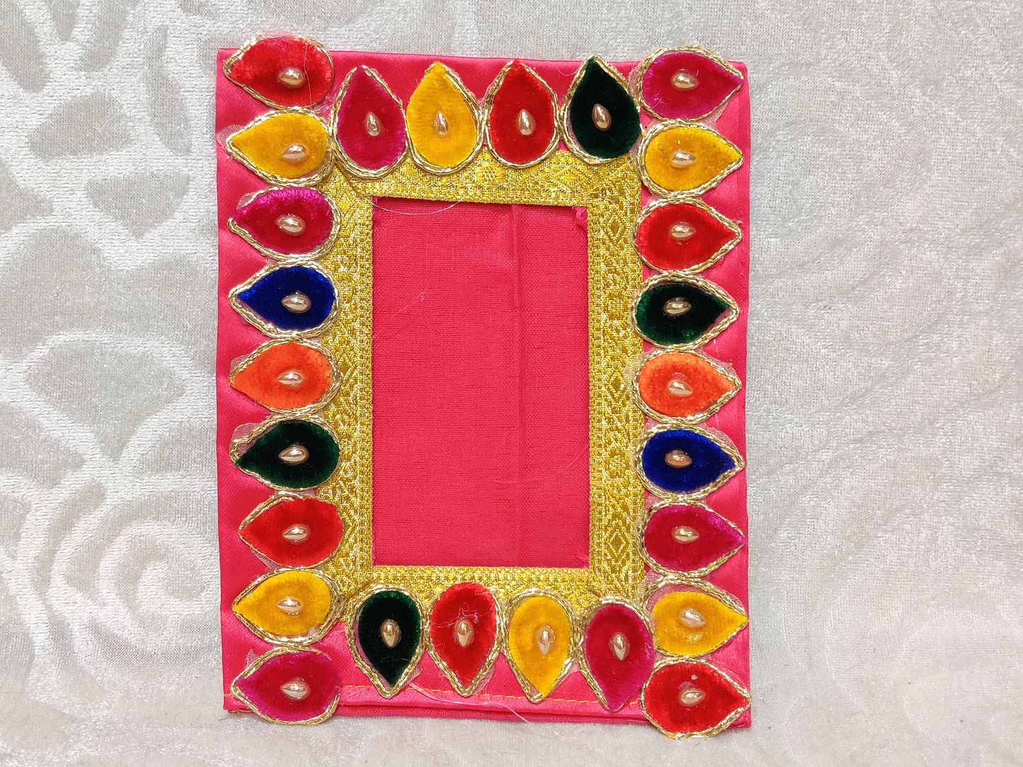 Postcard Size Heavy Zhari Chitraji Vastra