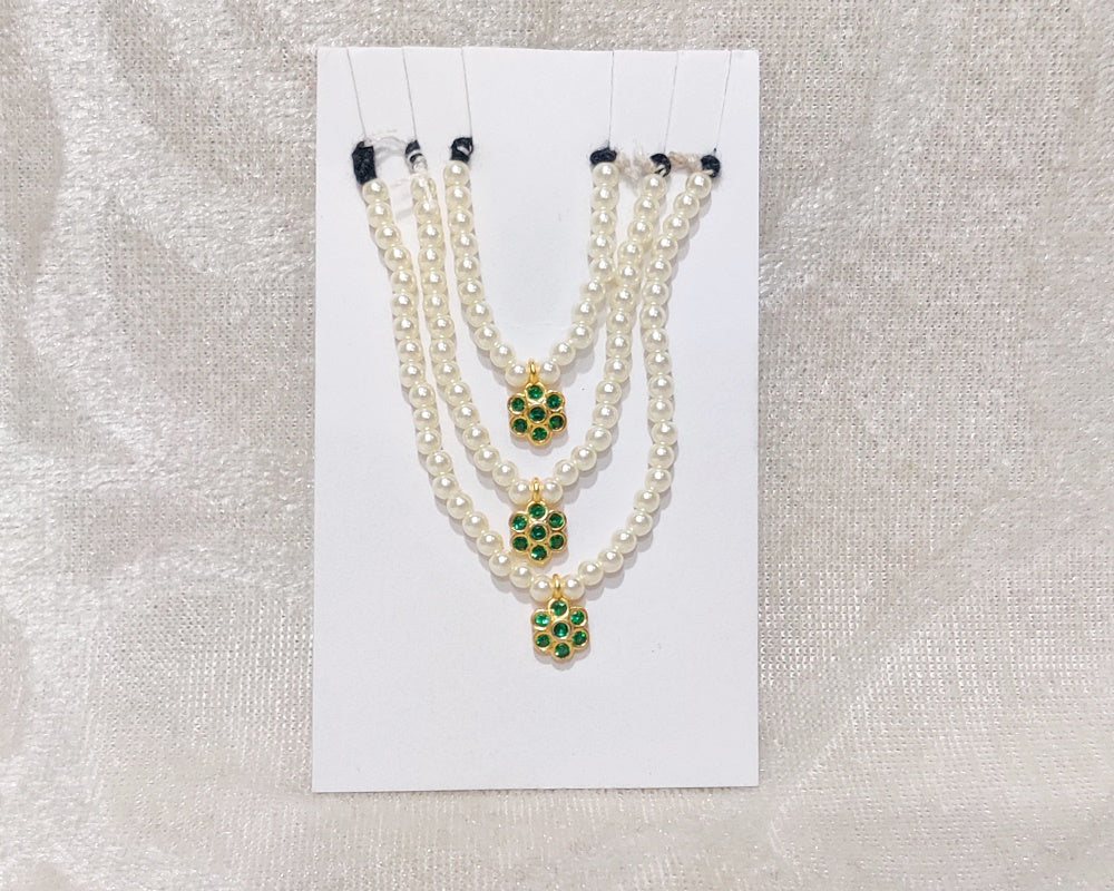 American Diamond Moti Malaji , Set of 3