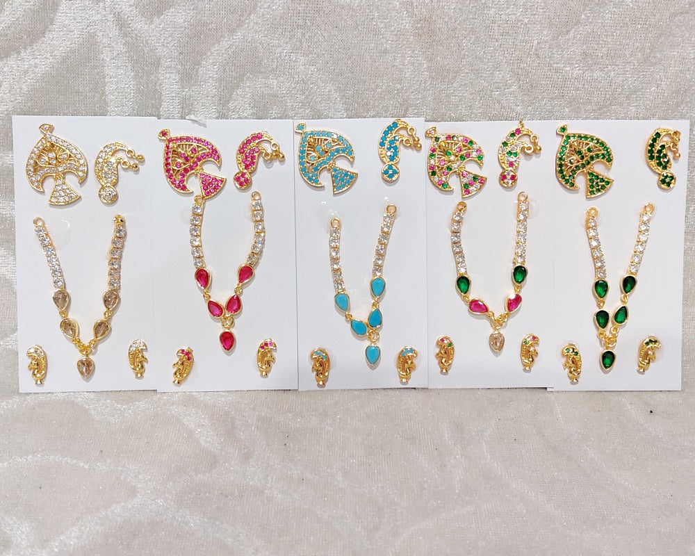 Complete American Diamond Malaji Set