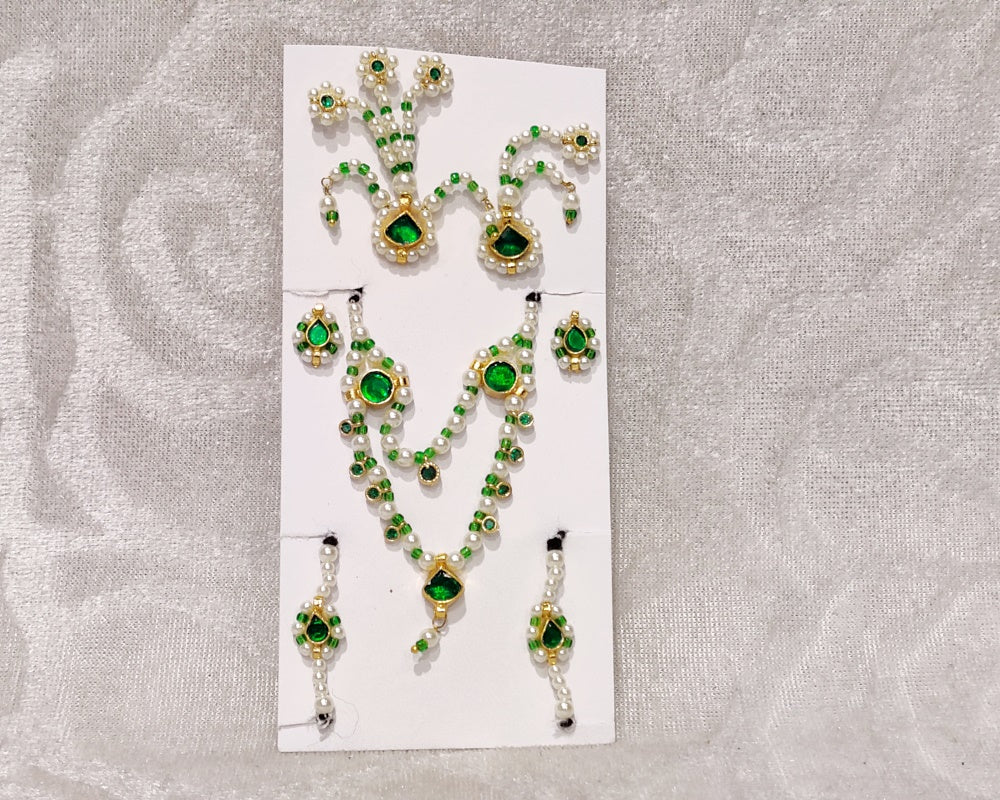 American Diamond and Jadau Malaji Set
