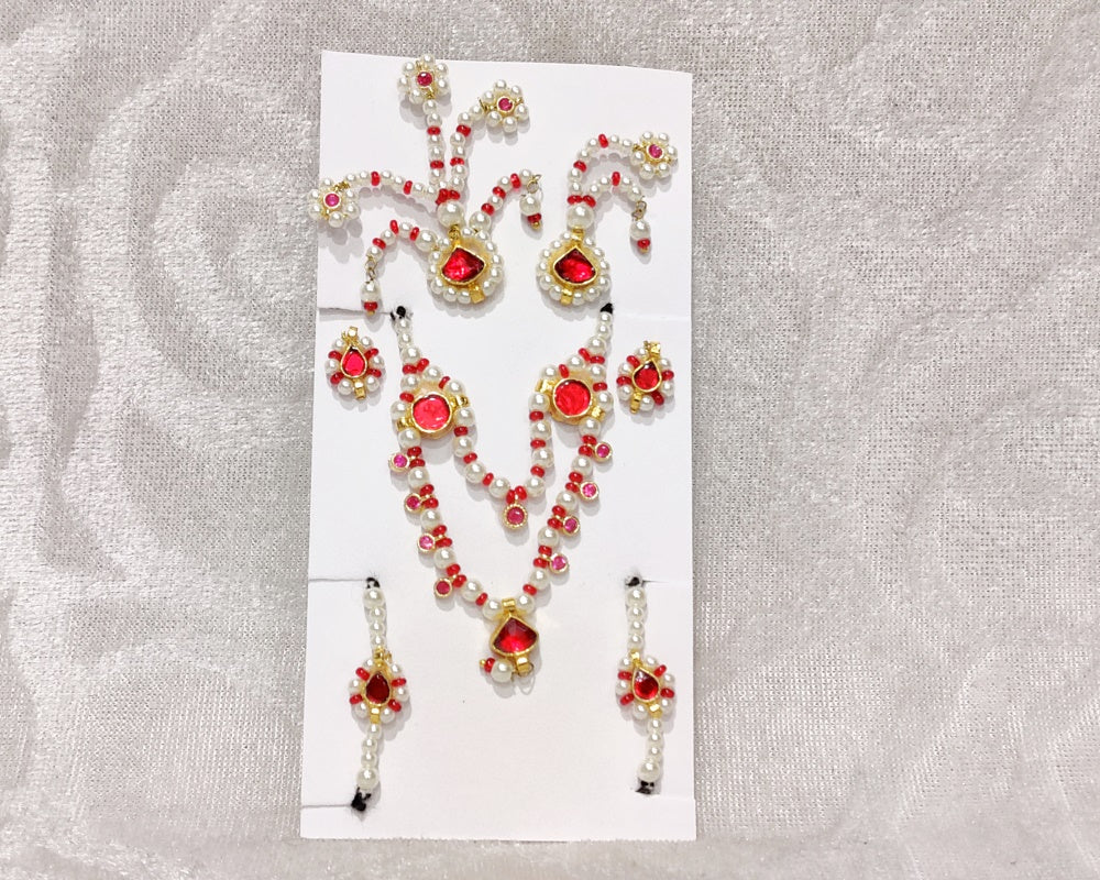 American Diamond and Jadau Malaji Set