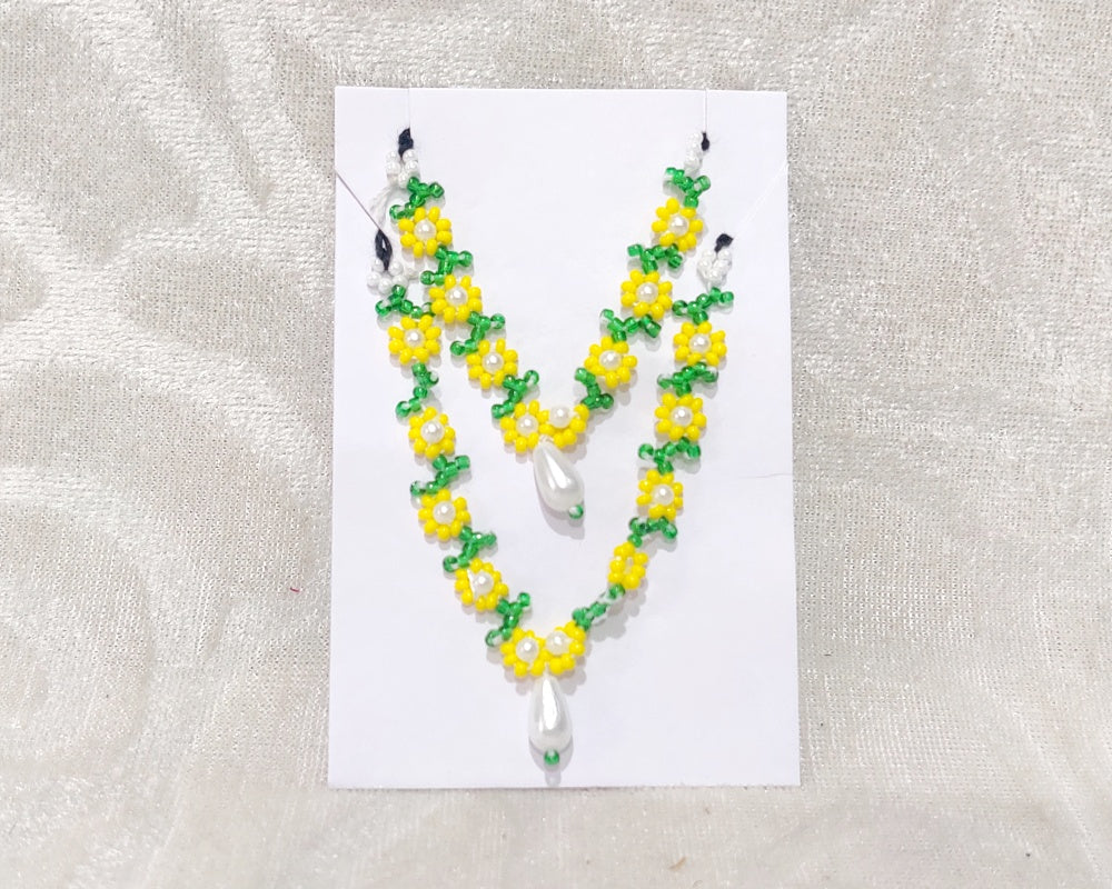 Coloured Barik Moti Malaji, Set of 2