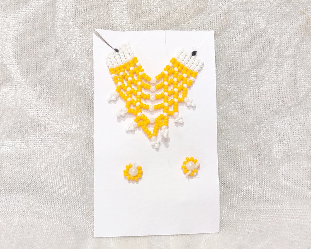 Barik Moti Mala with Kundal Set