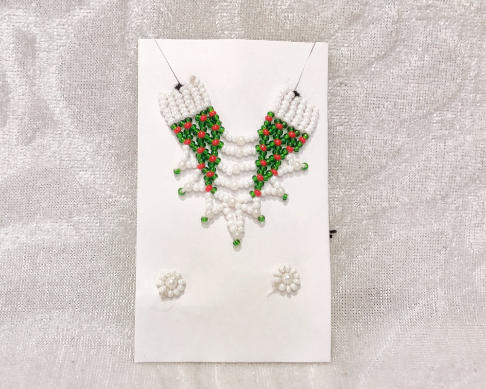 Barik Moti Mala with Kundal Set