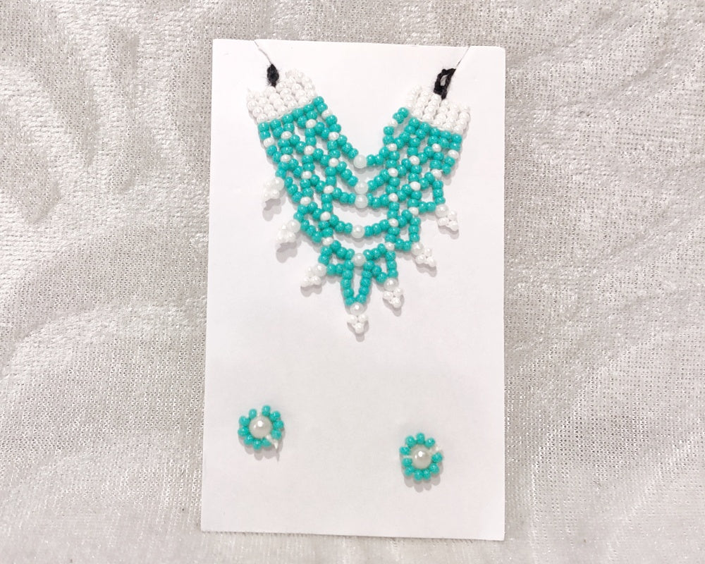Barik Moti Mala with Kundal Set