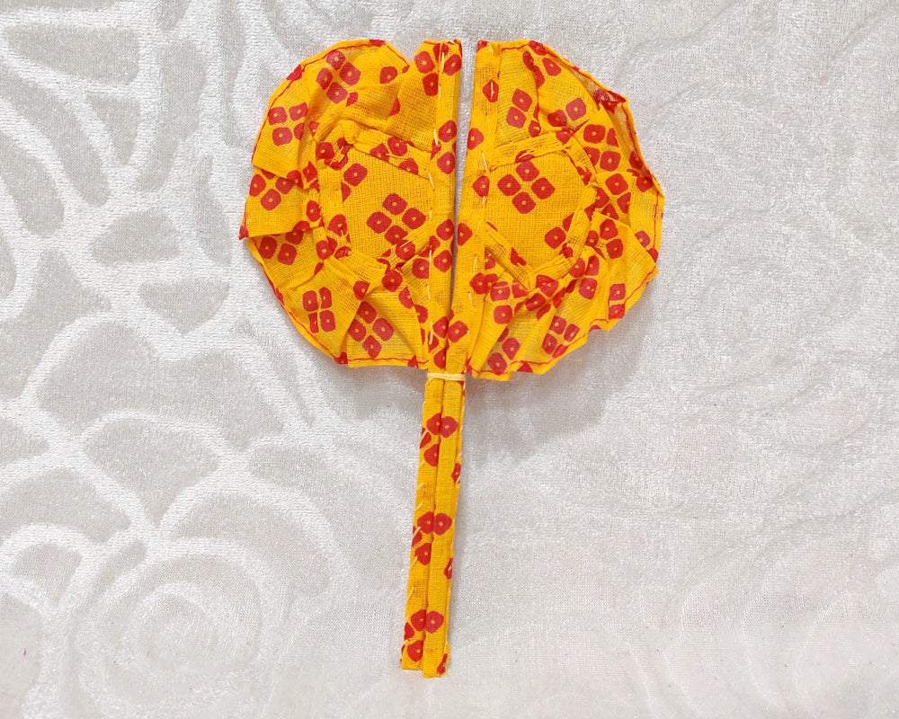 Cotton Bandhani Pankha