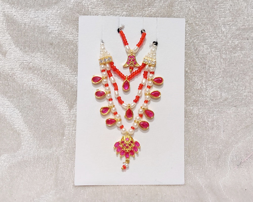 American Diamond Moti Malaji With Kantheshwari