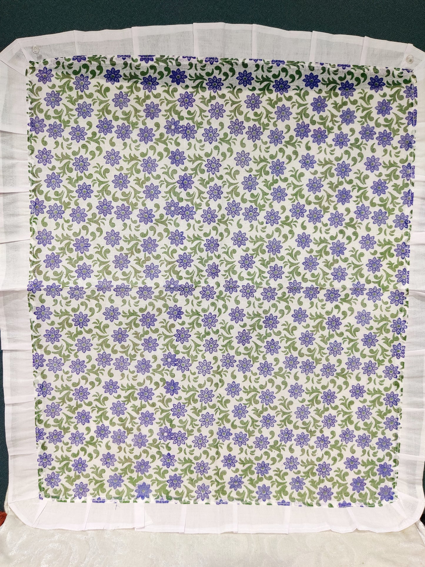 Big Size Flower Print Cotton Pichhwai