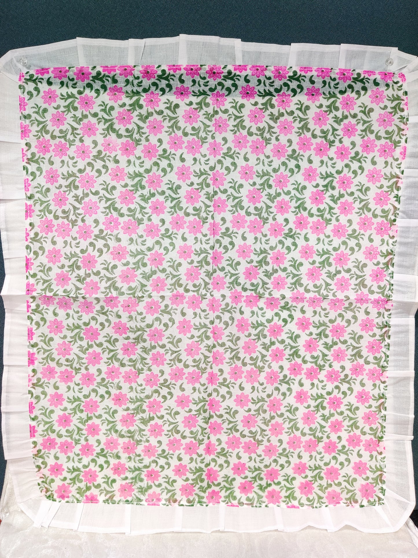 Big Size Flower Print Cotton Pichhwai