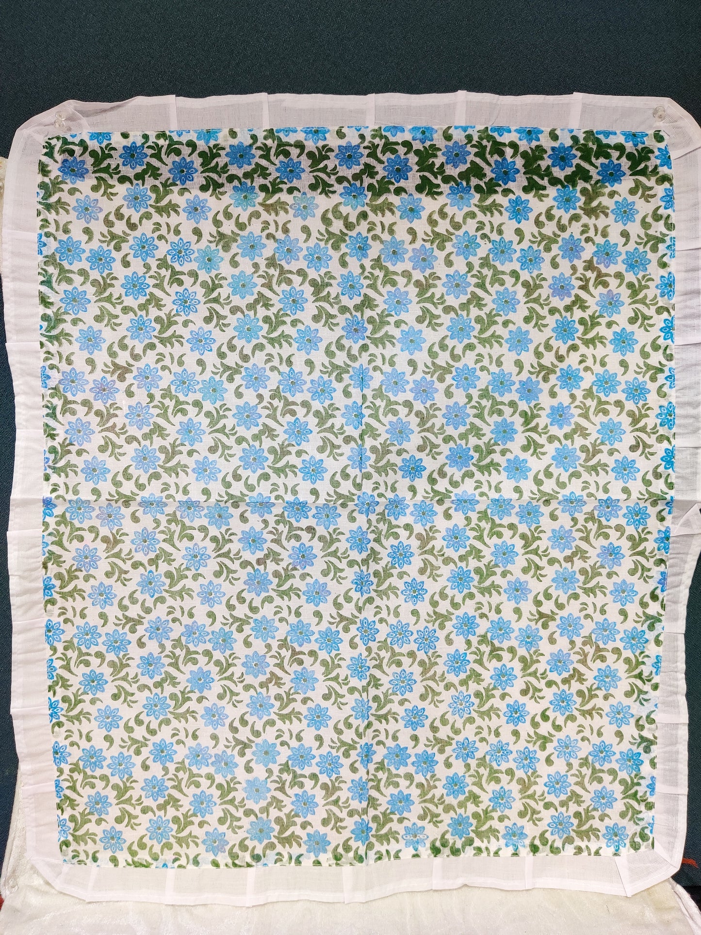 Big Size Flower Print Cotton Pichhwai