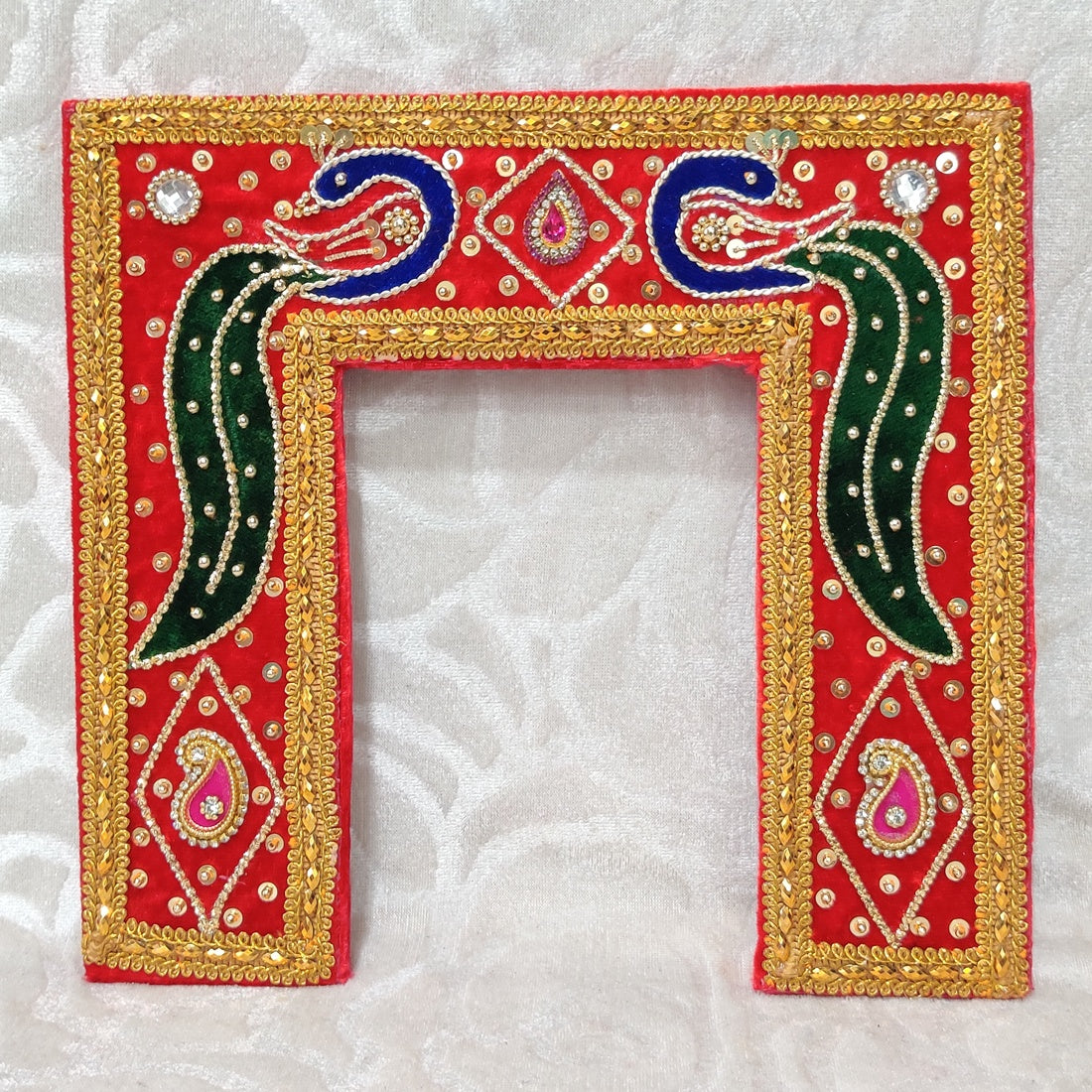 Heavy Jardoshi Velvat Pithika