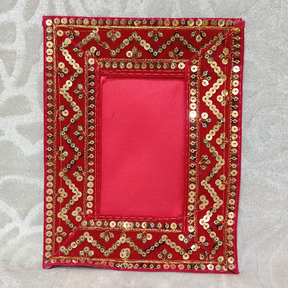 Postcard Size Heavy Zhari Chitraji Vastra