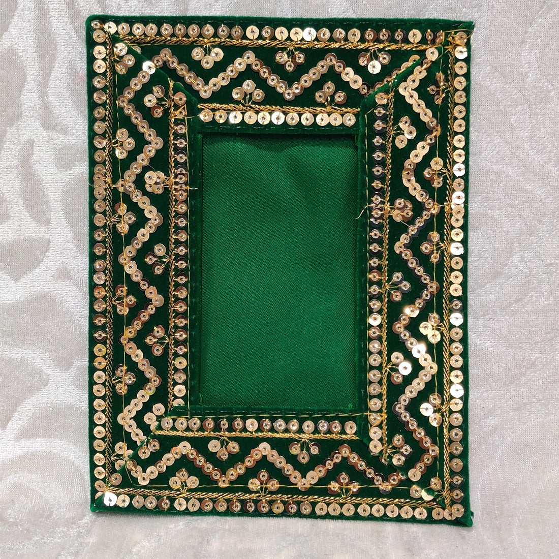 Postcard Size Heavy Zhari Chitraji Vastra