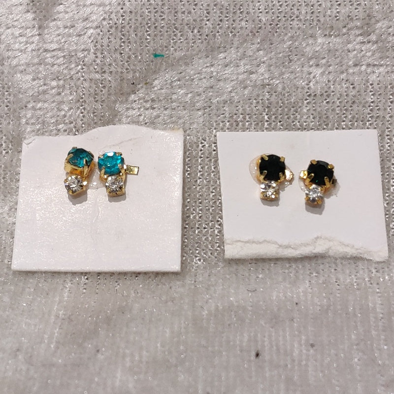 Single Diamond Kundal , Small