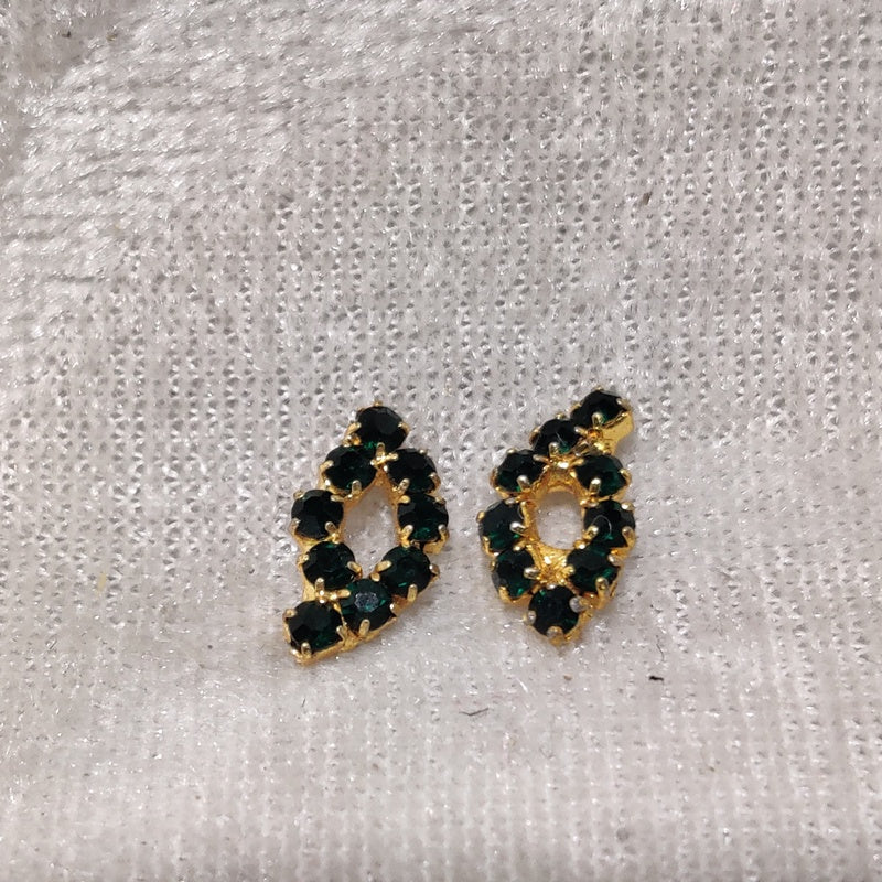 Coloured Diamond Kundal,