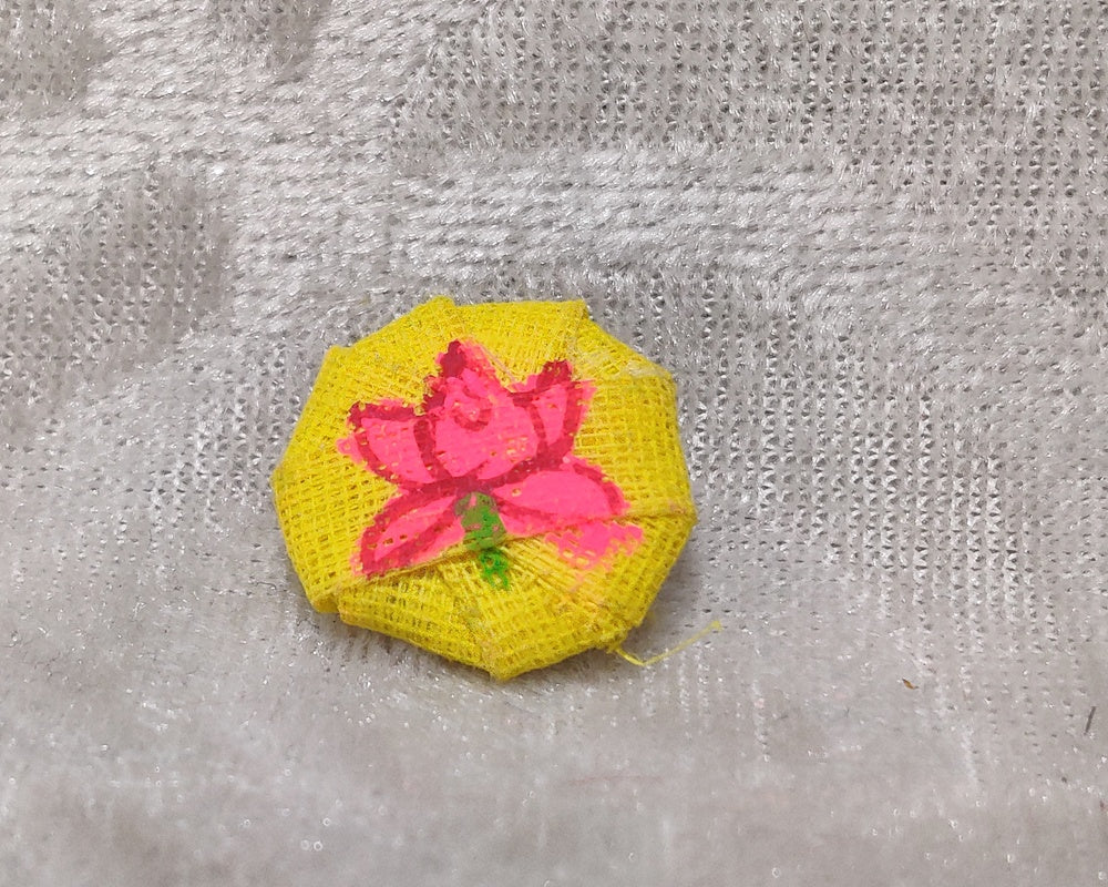 Hand Painted Coloured Cotton Pagh