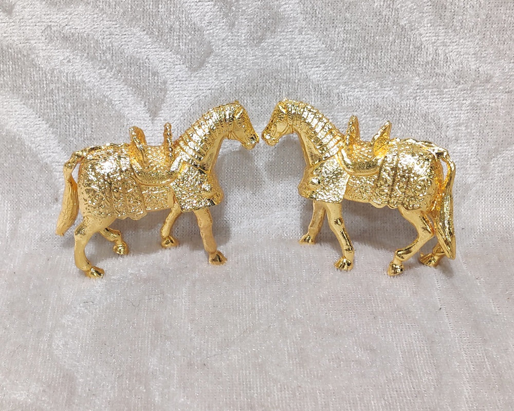 Golden Metal Horse