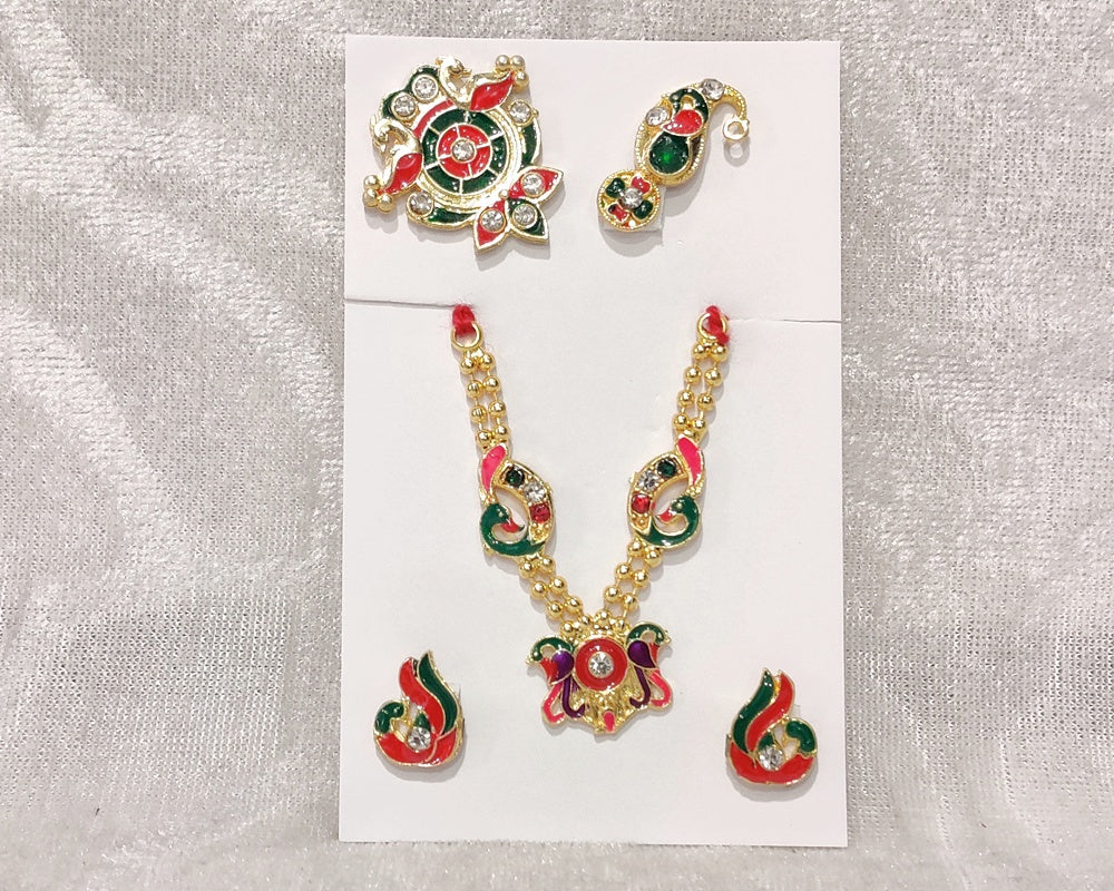 Golden Minakari Malaji Set