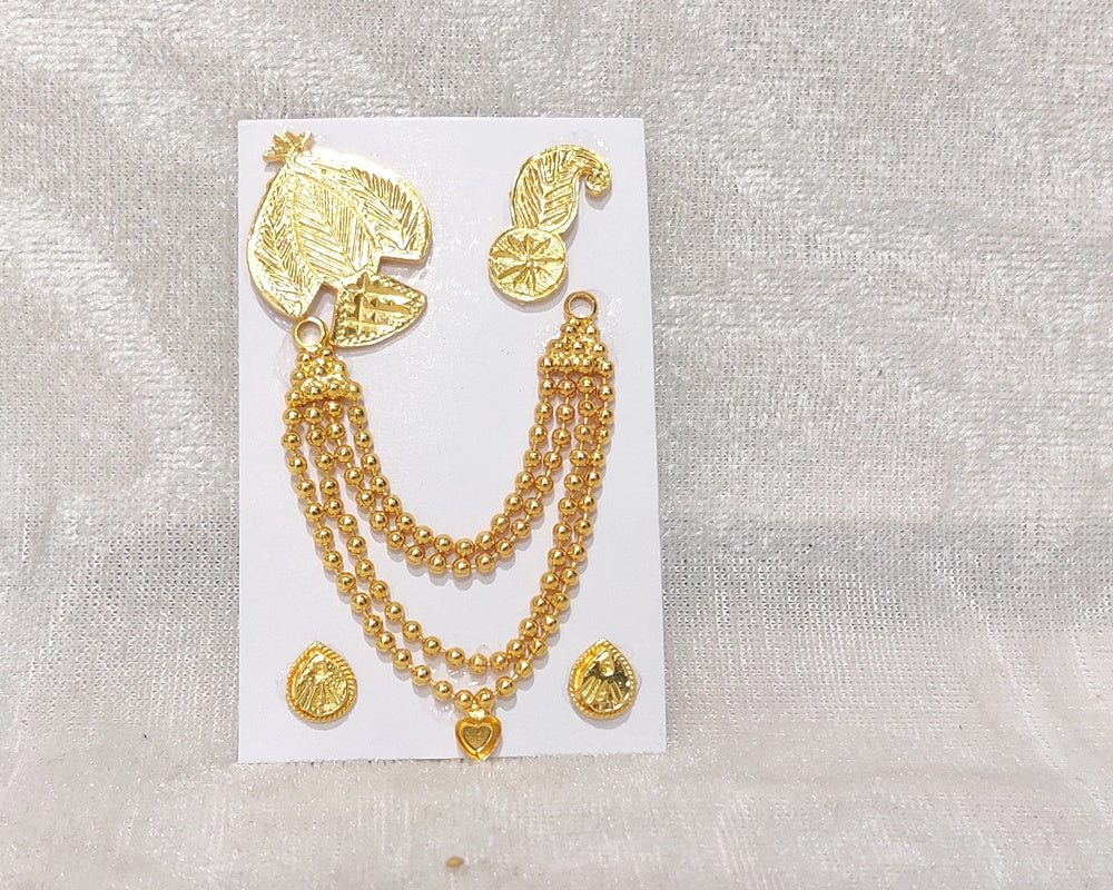 3 Sar Golden Malaji Set