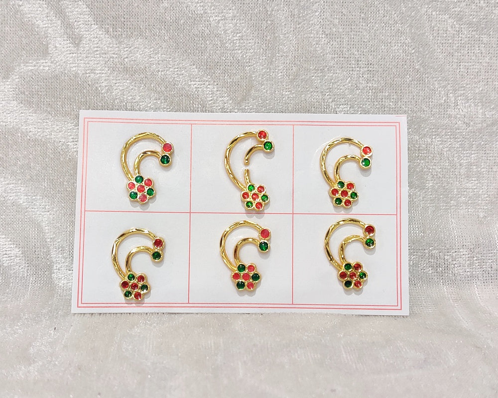 Golden Meenakari Shishfool